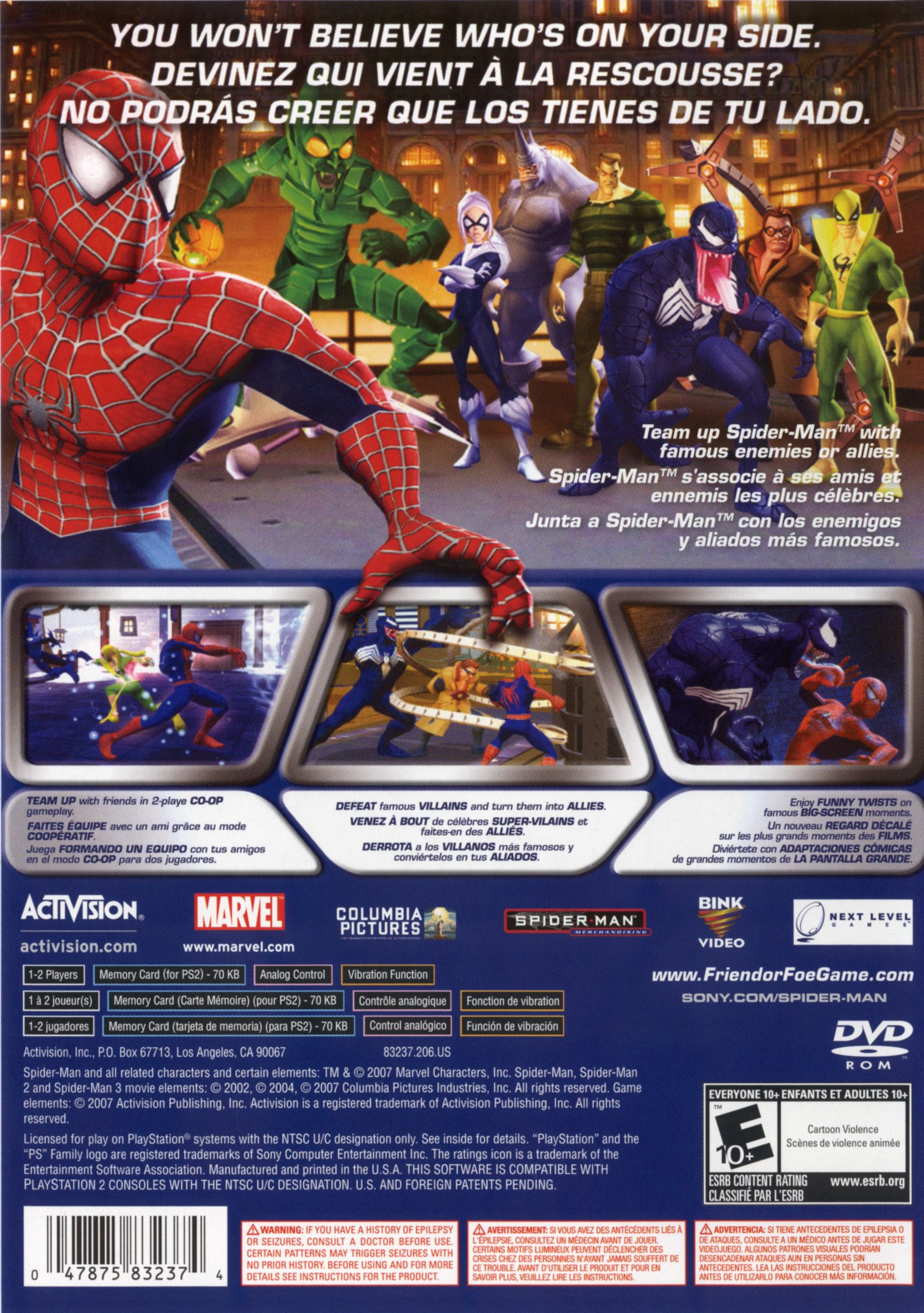 Tgdb Browse Game Spider Man Friend Or Foe