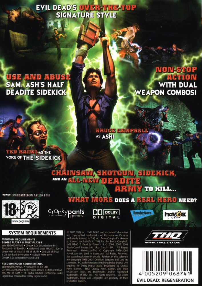 Evil Dead: Regeneration - Traduzido para PT-BR (PS2, PC e Xbox) + Download  do Patch 