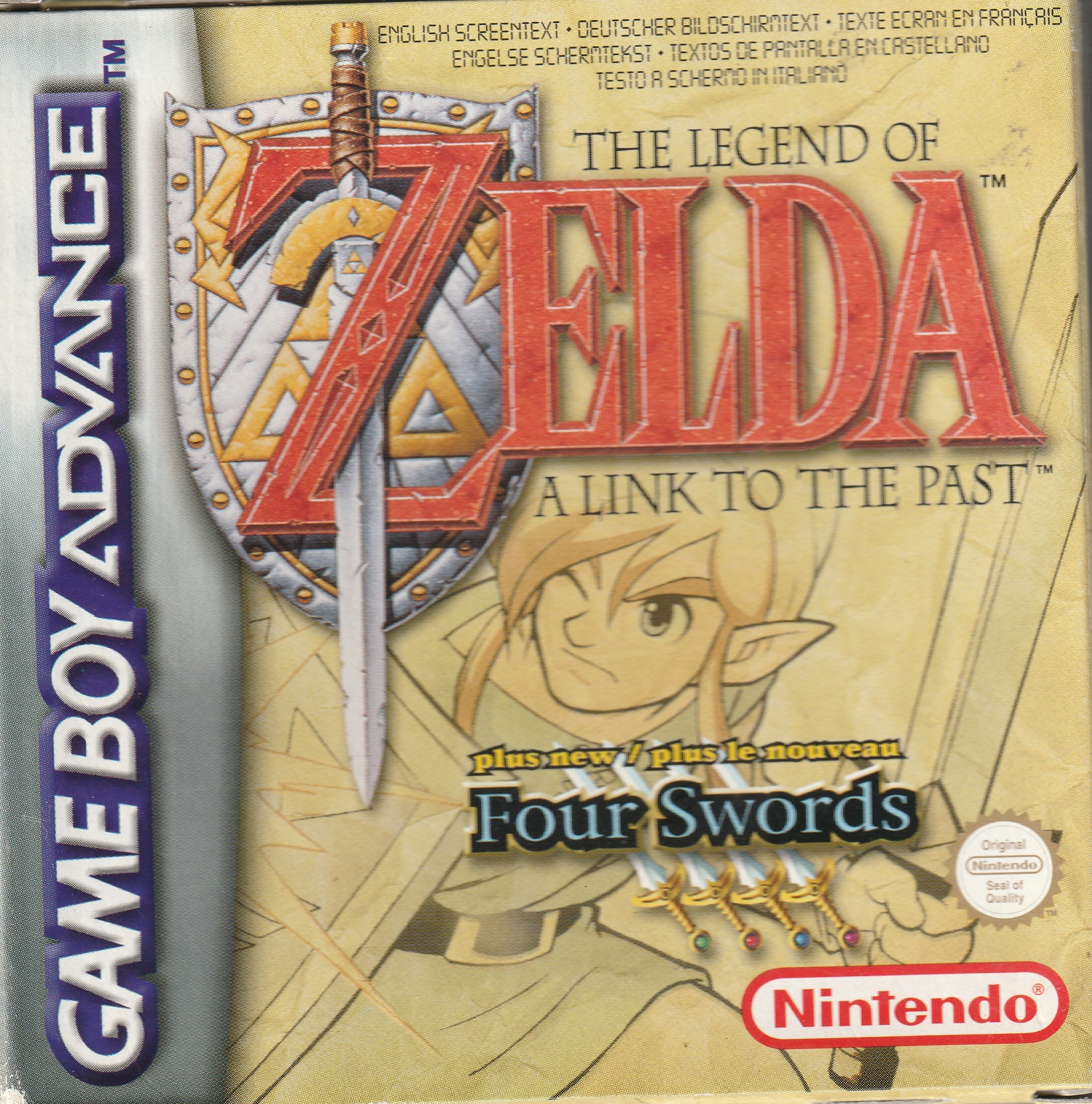 The Legend of Zelda: A Link to the Past/Four Swords cover or