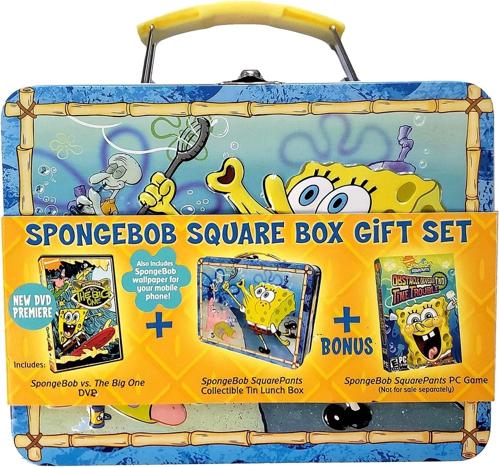 Spongebob Squarepants Lunchbox Combo Set - Spongebob Squarepants