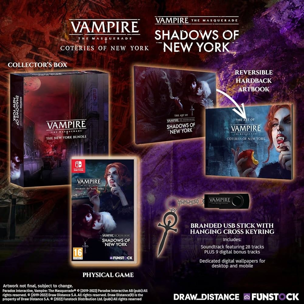 Win a Vampire The Masquerade – New York Bundle Collector's Edition!