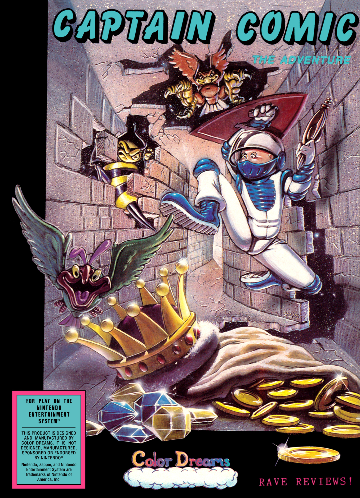 Captain Comic The Adventure (Cartouche Noire) / NES