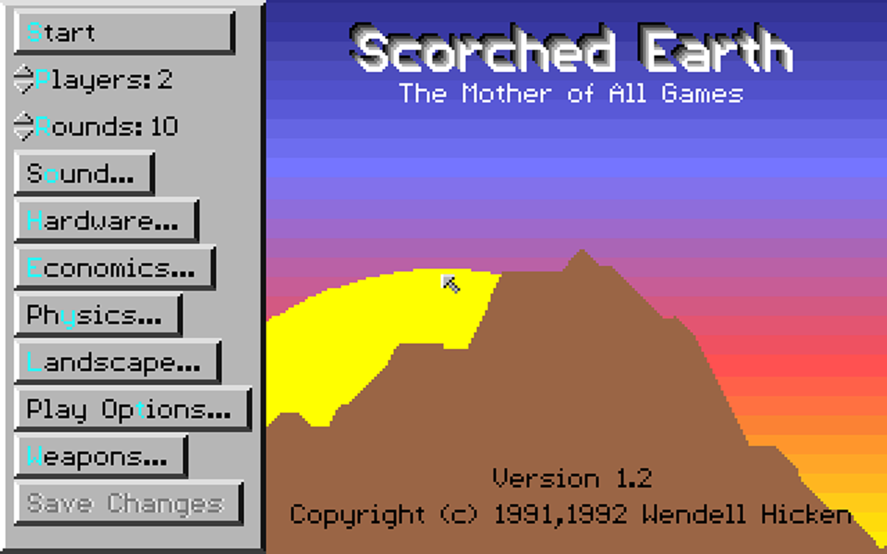 TGDB - Browse - Game - Scorched Earth