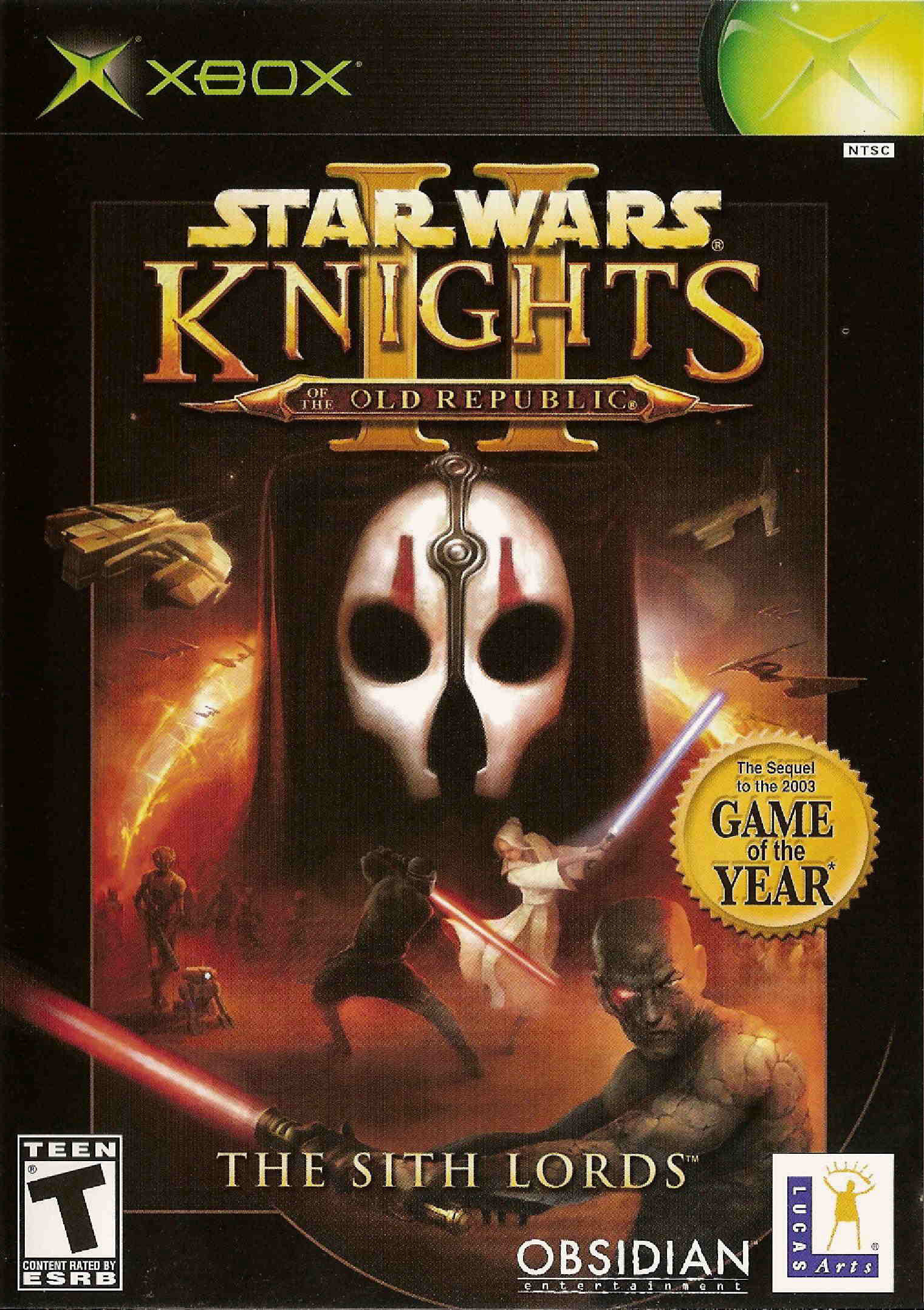 Star Wars Knights of the Old Republic II The Sith Lords/Xbox