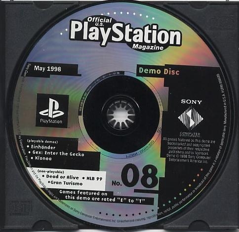 TGDB - Browse - Game - Official U.S. PlayStation Magazine Disc 8 May 1998