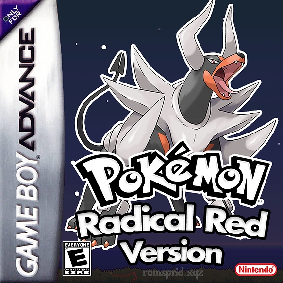 Pokemon radical Red W/ Box GBA ROM 