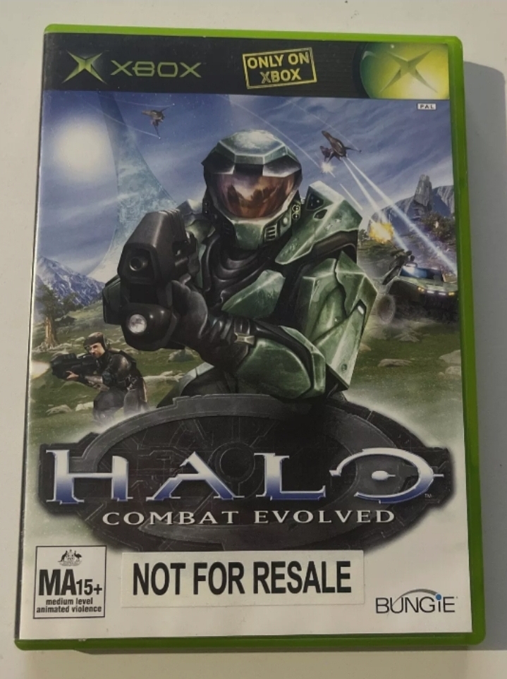 Halo: Combat Evolved Xbox Not For Resale Edition