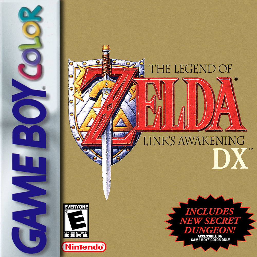 The Legend of Zelda: Link's Awakening Game Boy Color Box Art Cover