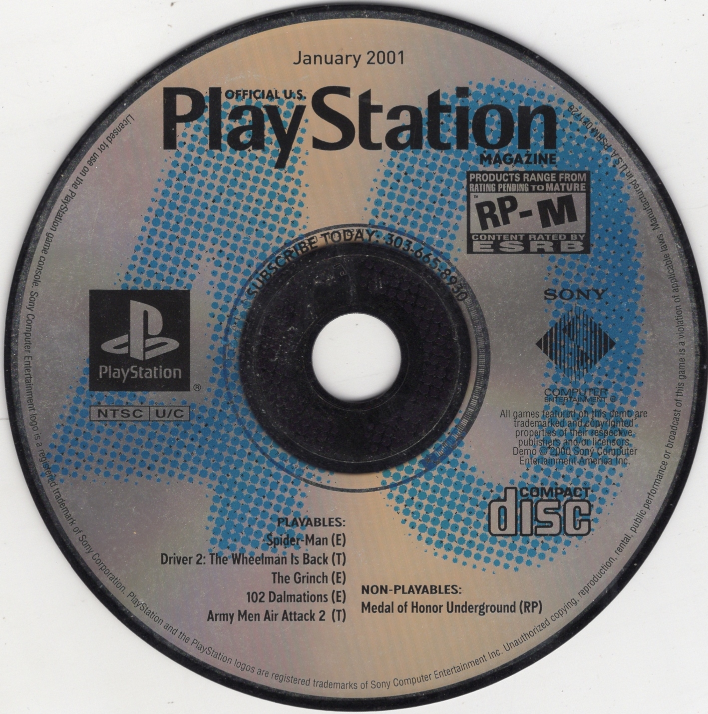 TGDB - Browse - Game - Official U.S. PlayStation Magazine Disc 40 January  2001