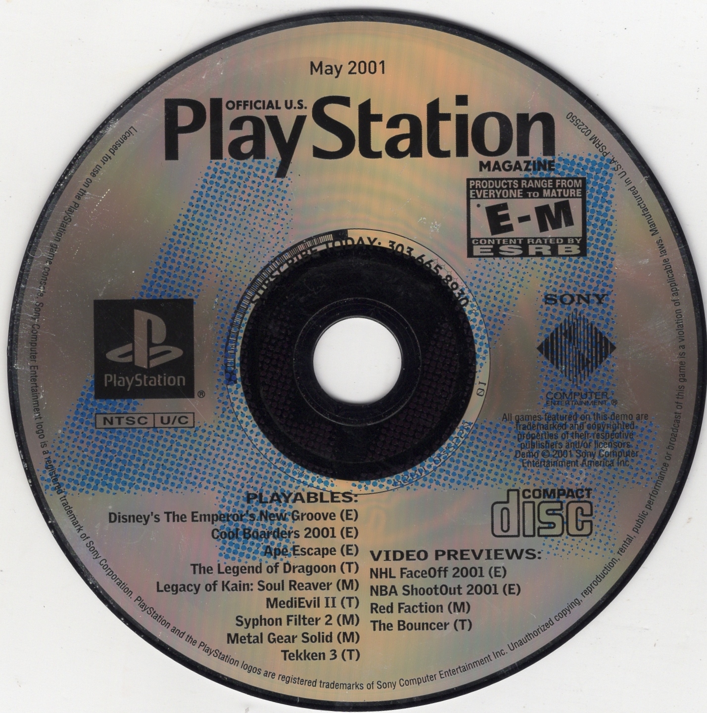 frekvens ulovlig Massakre TGDB - Browse - Game - Official U.S. Playstation Magazine Disc 44 May 2001