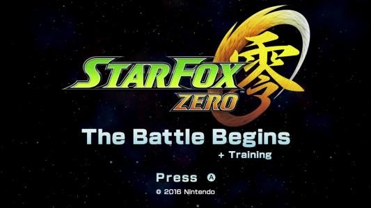 Star Fox Zero: The Battle Begins + Training cover