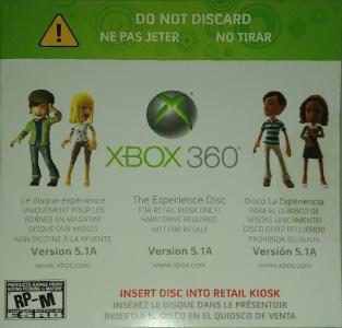 Xbox 360 - The Experience Disc Version 5.1A