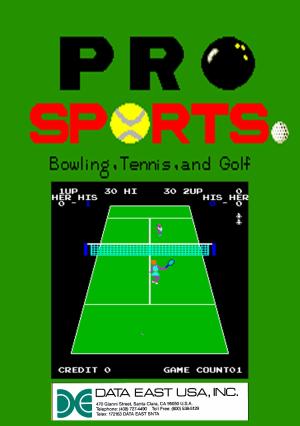 Pro Sports: Bowling, Tennis, and Golf cover