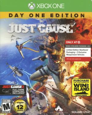 Just Cause 3 [Day One Edition] [Target Exclusive Steelbook] cover