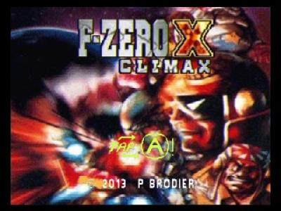 F-Zero X Climax cover