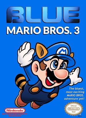 Blue Mario Bros. 3 cover