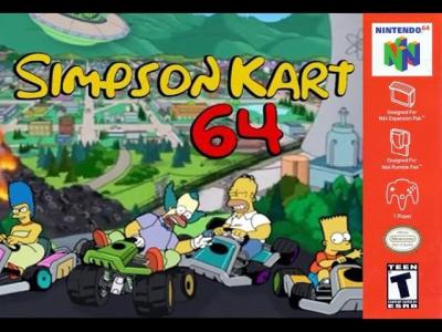 Simpsons Kart 64