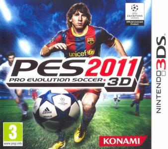 Pro Evolution Soccer 2011 3D cover