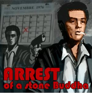 Arrest of a stone Buddha