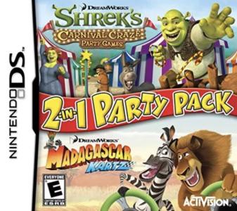 Shreks Carnival Craze & Madagascar Kartz 2-in-1 Party Pack