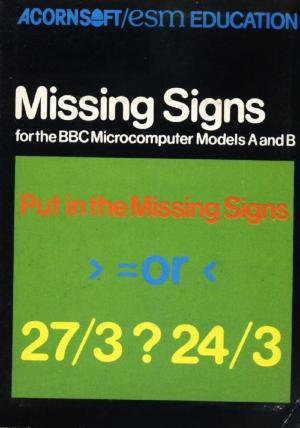 Missing signs 