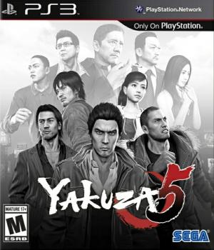 Yakuza 5 cover