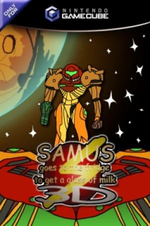 Samus Goes to the Fridge to Get a Glass of Milk 3D