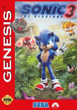 Sonic Movie 3 Paramount Promo Cart