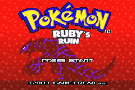 Pokémon : Ruby's Ruin