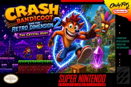 Crash Bandicoot and the Retro Dimension 2: The Crystal Hunt