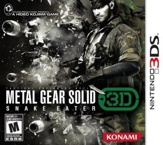 Metal Gear Solid Snake Eater 3D cover
