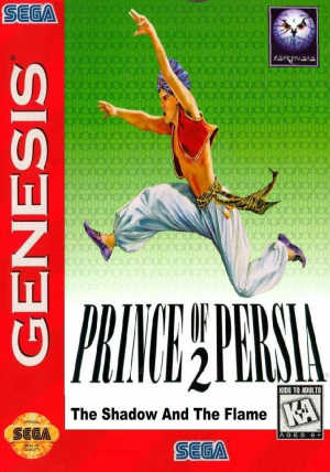 Prince of Persia 2 - The Shadow and the Flame cover