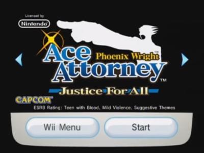 Phoenix Wright: Ace Attorney - Justice for All cover