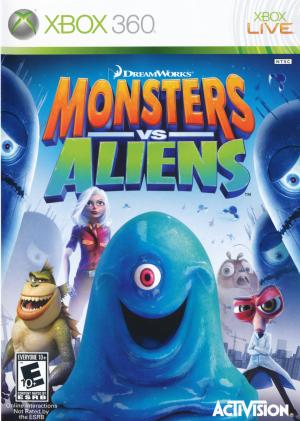 DreamWorks Monsters vs. Aliens cover