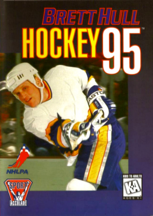 Brett Hull Hockey 95 cover