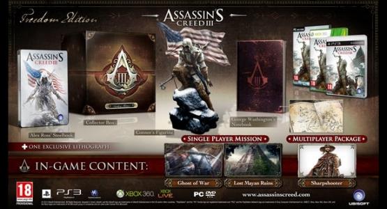 Assassin's Creed III [Freedom Edition] cover