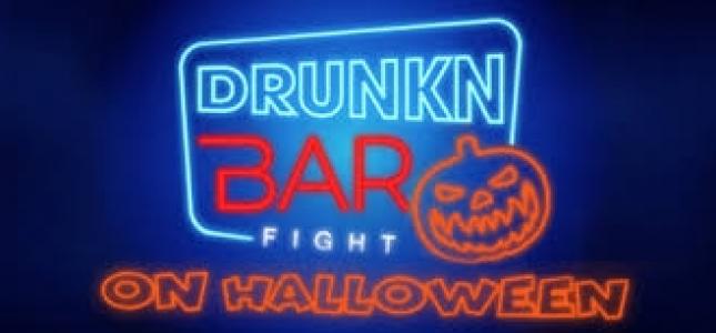 Drunkn bar fight on Halloween cover