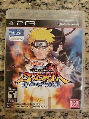 Naruto shippuden: video game ninja storm gerações (ps3), usado b/y