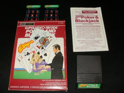 Poker & Blackjack ( Sears Telegames ) cover