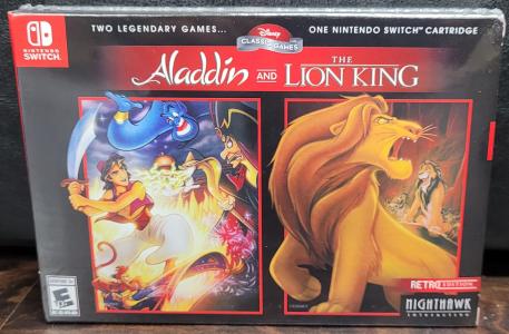 Disney Classic Games: Aladdin and The Lion King Retro Edition Box cover