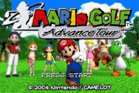 Mario Golf: Advance Tour cover