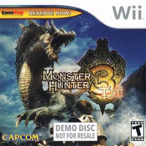 Monster Hunter 3 Tri [Demo Disc] cover